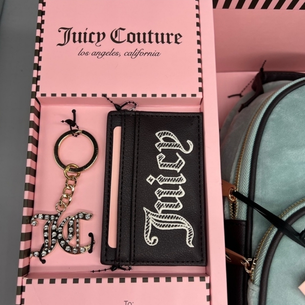 💚▪️Juicy couture ▪️heritage sage green 3 piece backpack gift box set - Picture 3 of 4